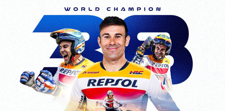 Toni Bou izcīna 38. pasaules čempiona titulu – "Triāla karalis" turpina valdīt